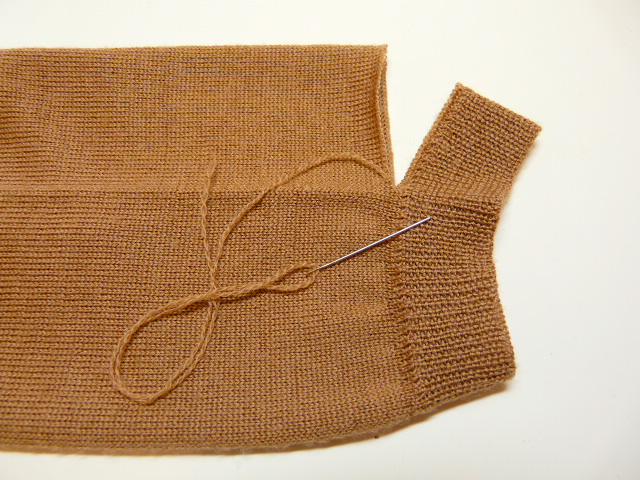 ニット手直し丈詰め修理3